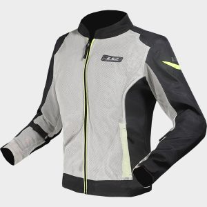 LS2 AIRY EVO dames doorwaai jas, zwart / grijs / neon