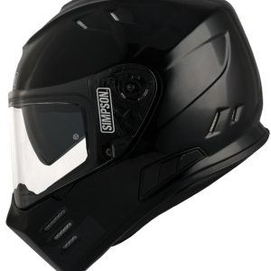 Simpson Venom intergraal Helm, black gloss maat XS